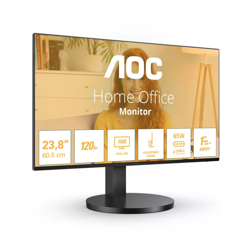 AOC B3 27B3CF2 Οθόνη υπολογιστή 68,6 cm (27 ίντσες) 1920 x 1080 Pixel Full HD LED Μαύρο