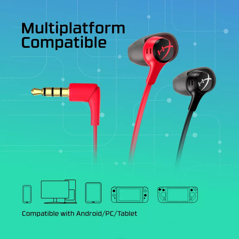HyperX Cloud Earbuds II Μαύρο