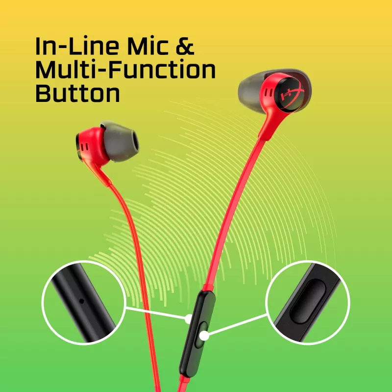 HyperX Cloud Earbuds II Μαύρο
