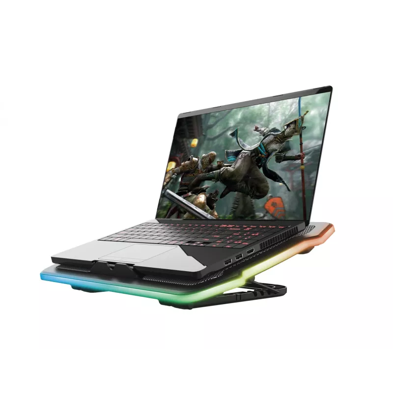 Trust GXT 1126 Aura RGB βάση ψύξης φορητού υπολογιστή έως 17,3 ίντσες