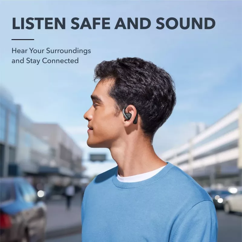 ANKER Earbuds - Soundcore Aerofit Pro - μαύρο