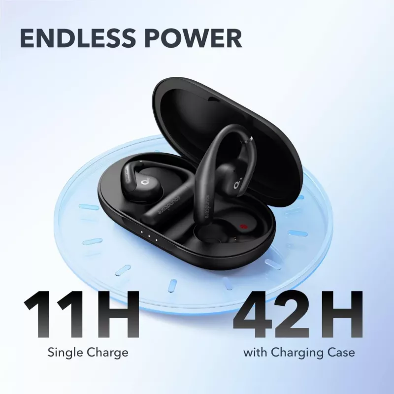 ANKER Earbuds - Soundcore Aerofit Pro - μαύρο