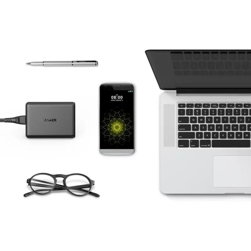 ANKER Powerport Speed 5 2x Quick Charge 3.0 Eu μαύρο