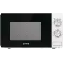 Gorenje Φούρνος μικροκυμάτων MO17E1W, Επιτραπέζια συσκευή, Μικροκύματα Solo, 17 L, 700 W, Ενσωματωμένη οθόνη, LED