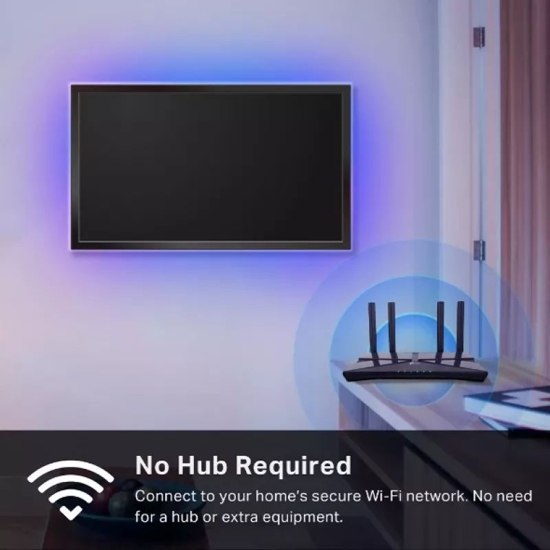 TP-Link Tapo L930-5 έξυπνη ταινία LED Wi-Fi, 5 m, πολύχρωμη (16 εκατομμύρια χρώματα), 13 W, λευκή