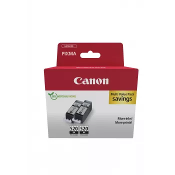 Canon Μελάνι 2932B019 PGI-520 Διπλή συσκευασία Μαύρο