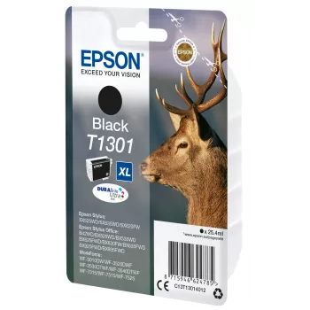 Epson Stag Μονή συσκευασία Μαύρο T1301 DURABrite Ultra Μελάνι