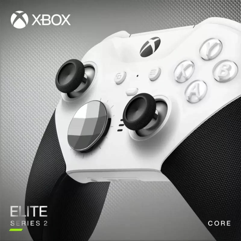 Gamepad Microsoft Xbox Elite Wireless Series 2 Core Μαύρο Λευκό Bluetooth USB
