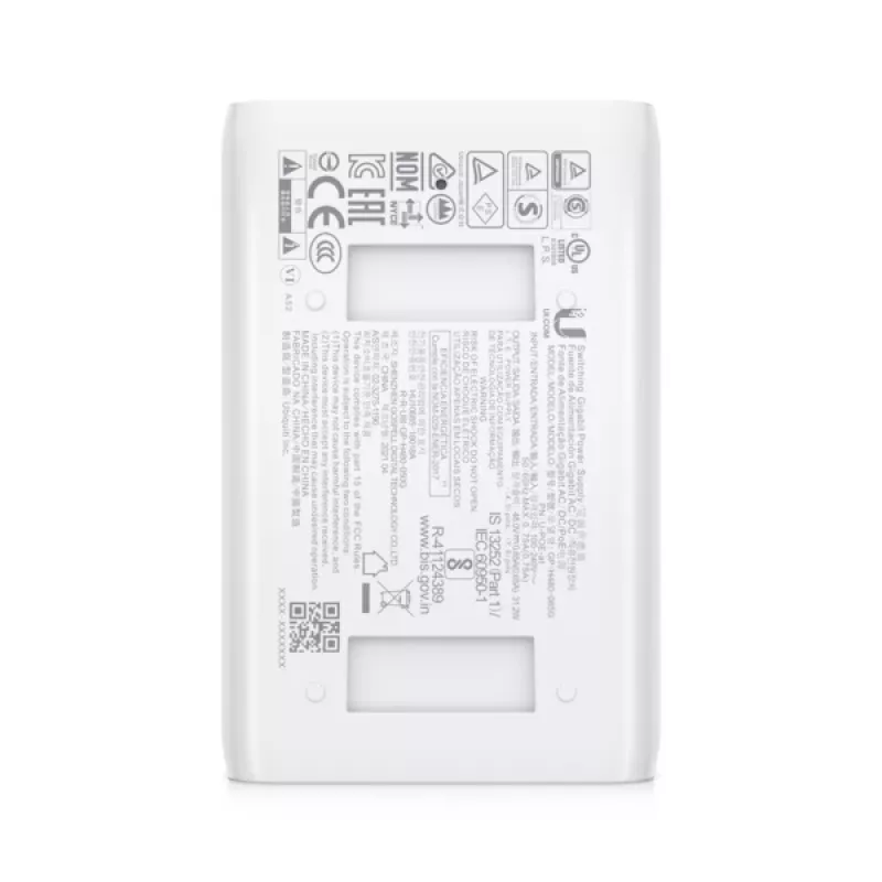 UBIQUITI NETWORKS PoE-Injector, 802.3at συμπαγής PoE+ Injector