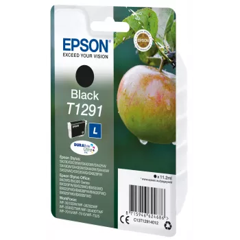 Epson Apple Singlepack Μαύρο T1291 DURABrite Ultra Μελάνι