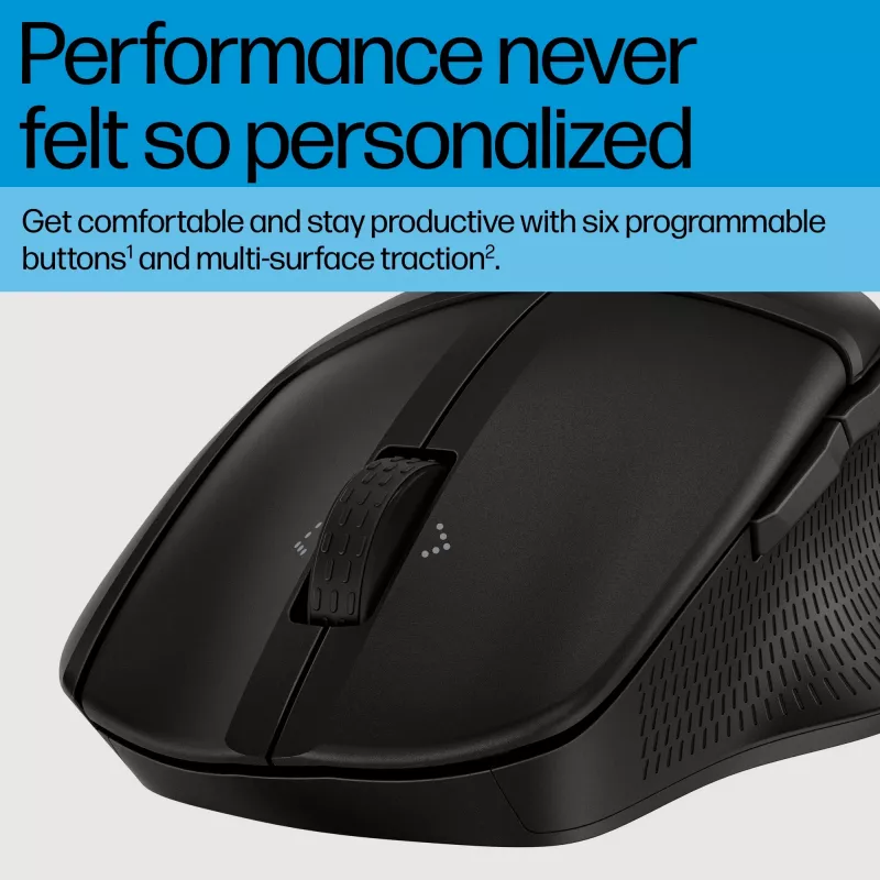 HP 480 Comfort Bluetooth Mouse, Δεξιόχειρας, Bluetooth, 4000 DPI, Μαύρο