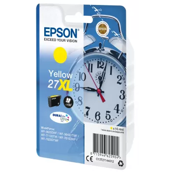 Epson Ξυπνητήρι Einzelpackung Κίτρινο 27XL DURABrite Ultra Μελάνι