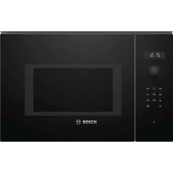 Εντοιχιζόμενος Φούρνος Μικροκυμάτων Bosch Serie 6 BFL554MB0 – 900 W, 25 L, Περιστροφικός και Αφής Χειρισμός, Μαύρο