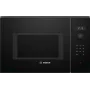 Εντοιχιζόμενος Φούρνος Μικροκυμάτων Bosch Serie 6 BFL554MB0 – 900 W, 25 L, Περιστροφικός και Αφής Χειρισμός, Μαύρο