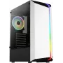 Aerocool Bionic V2 κουτί υπολογιστή Midi Tower, ATX / micro ATX / Mini-ITX, ψημένο γυαλί, RGB, λευκό
