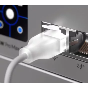 Καλώδιο Ethernet Patch UBIQUITI UACC-Cable-Patch-EL 0,3 m Cat6 2,5 Gbit/s PoE++ λευκό