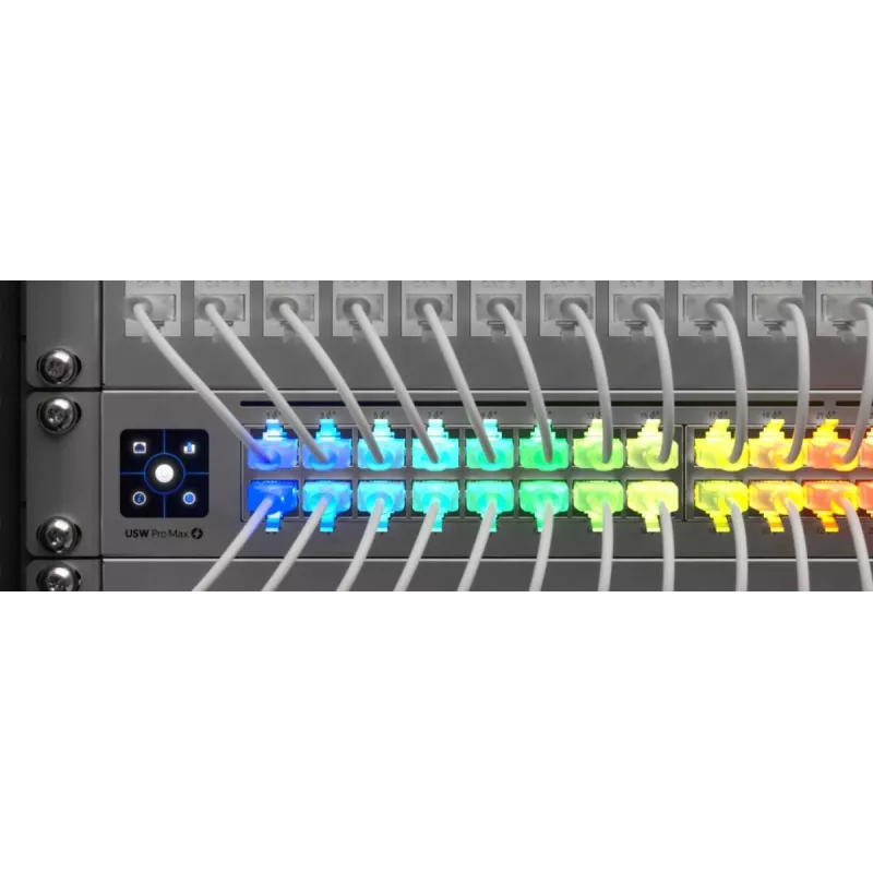 Καλώδιο Ethernet Patch UBIQUITI UACC-Cable-Patch-EL 0,3 m Cat6 2,5 Gbit/s PoE++ λευκό