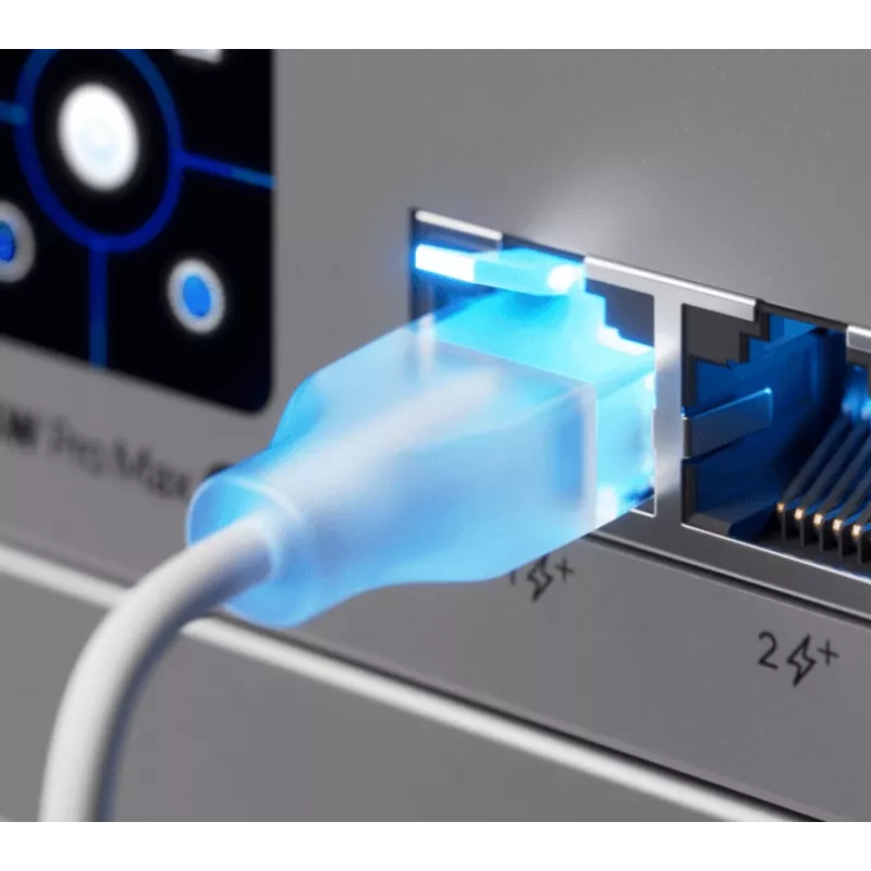 Καλώδιο Ethernet Patch UBIQUITI UACC-Cable-Patch-EL 0,3 m Cat6 2,5 Gbit/s PoE++ λευκό