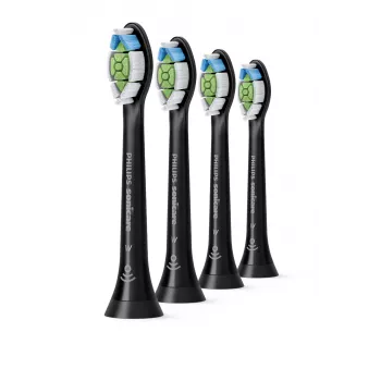 Κεφαλές οδοντόβουρτσας Philips HX6064/88 Optimal White — 4 τεμ., μαύρο, μεσαίες τρίχες, 62.000 κινήσεις/min
