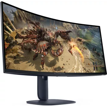 Alienware AW3425DWM 34 inch Curved VA Gaming-Monitor, 3440 x 1440 WQHD, 180 Hz, Μαύρο