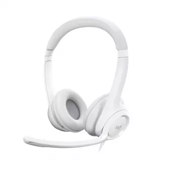 LOGITECH Ακουστικά – H390 – USB-A – Κρεμ λευκό