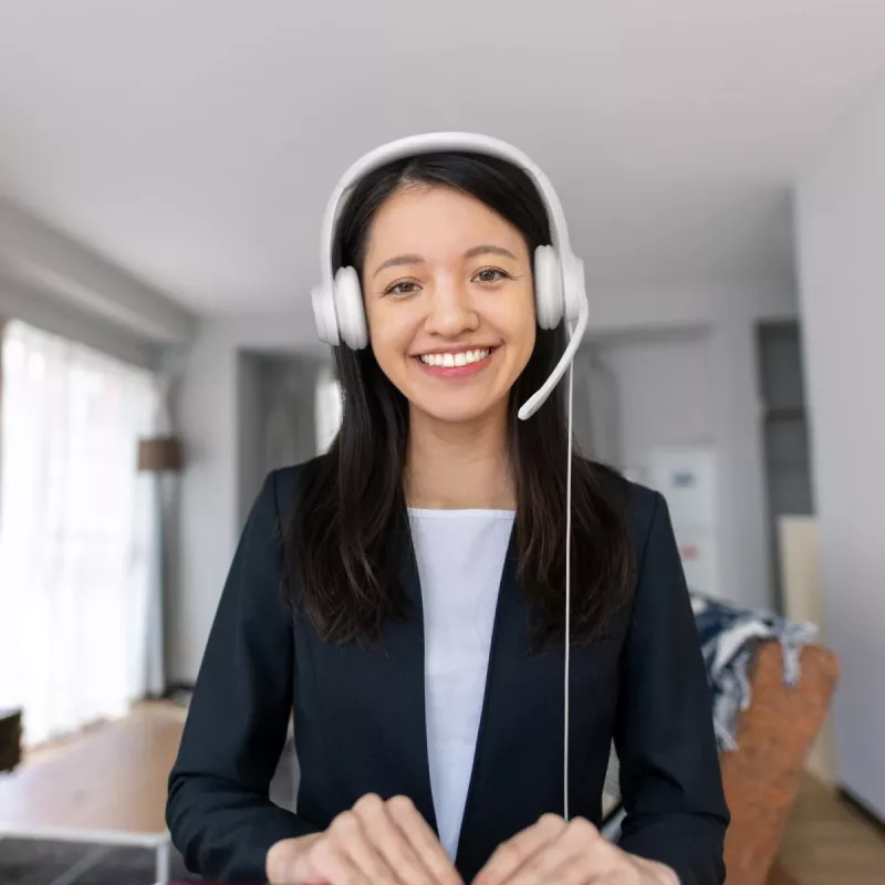 LOGITECH Ακουστικά – H390 – USB-A – Κρεμ λευκό