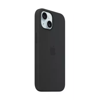 APPLE iPhone 15 – Θήκη σιλικόνης με MagSafe – Μαύρο