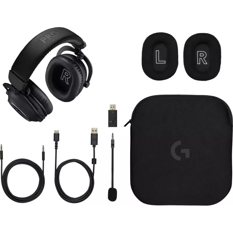LOGITECH Pro X 2 Lightspeed ασύρματα ακουστικά gaming - μαύρο