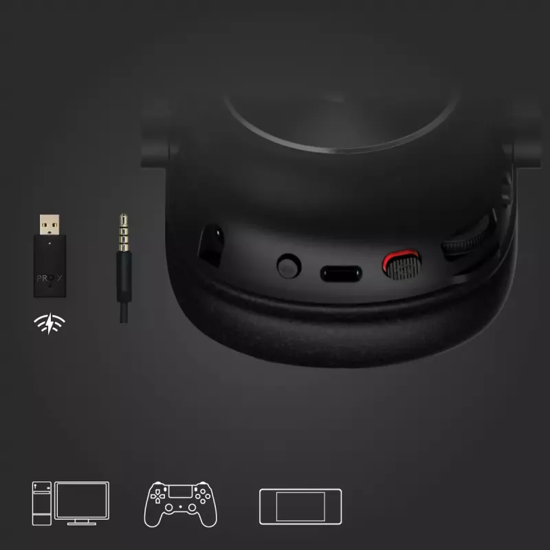 LOGITECH Pro X 2 Lightspeed ασύρματα ακουστικά gaming - μαύρο
