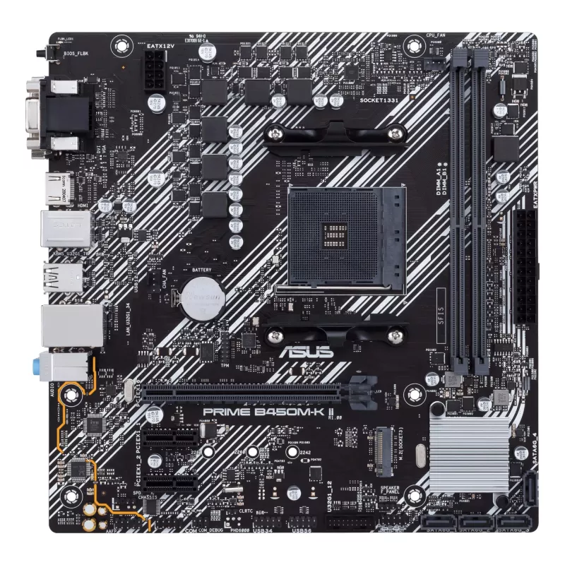 ASUS Prime B450M-K II AMD B450 Υποδοχή AM4 micro ATX