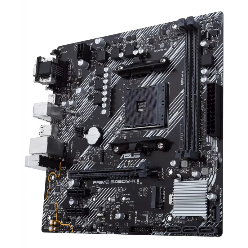 ASUS Prime B450M-K II AMD B450 Υποδοχή AM4 micro ATX