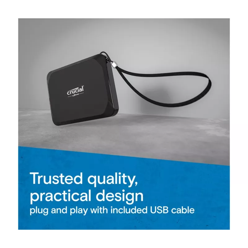 MICRON / CRUCIAL Φορητός SSD - Crucial X9 - 4TB - USB-C 3.2 Gen 2