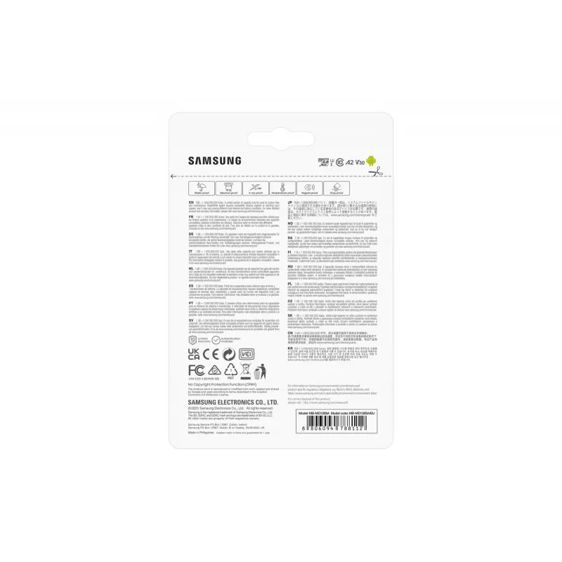 Samsung MB-MD128SA/EU Κάρτα μνήμης 128 GB MicroSDXC UHS-I Class 10