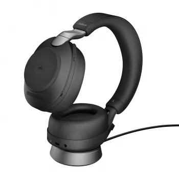 Jabra Evolve2 85 - Link380c MS Stereo Stand, Μαύρο, Ενσύρματο & Ασύρματο, Γραφείο/Callcenter, 20 - 20000 Hz, 286 g, Headset, Μαύρο