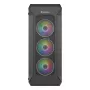 GENESIS Irid 505 ARGB Midi Tower Μαύρο, Διαφανές