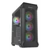 GENESIS Irid 505 ARGB Midi Tower Μαύρο, Διαφανές