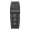 GENESIS Irid 505 ARGB Midi Tower Μαύρο, Διαφανές