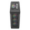 GENESIS Irid 505 ARGB Midi Tower Μαύρο, Διαφανές