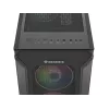 GENESIS Irid 505 ARGB Midi Tower Μαύρο, Διαφανές