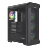 GENESIS Irid 505 ARGB Midi Tower Μαύρο, Διαφανές