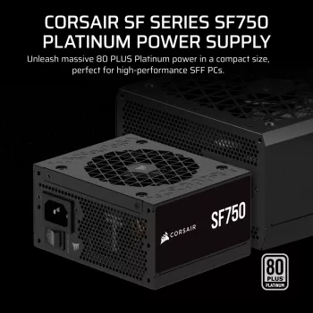 CORSAIR Τροφοδοτικό - SF Series SF750 Πλήρως modular 80 Plus Platinum SFX