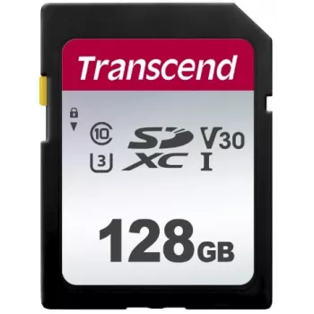 TRANSCEND Κάρτα SDXC 300S 128 GB UHS-I U3