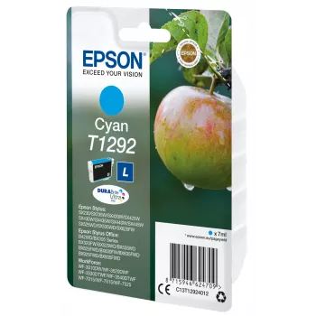 Epson Μεμονωμένη συσκευασία Cyan T1292 DURABrite Ultra Μελάνι, Cyan, 7 ml, 1 τεμ., 474 σελίδες