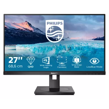 Philips S Line 275S1AE/00 Οθόνη υπολογιστή 68,6 cm (27 ίντσες) 2560 x 1440 Pixel 2K Ultra HD LCD Μαύρο