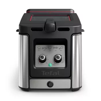 Tefal Clear Duo FR600D10 φριτέζα, 3,5 l, 2000 W, ανοξείδωτο ατσάλι/μαύρο