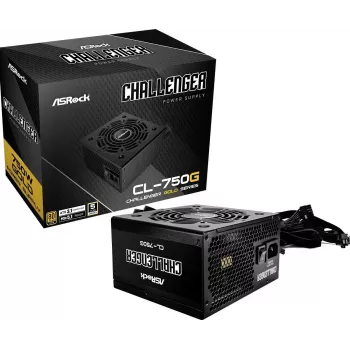 ASROCK Τροφοδοτικό Challenger Cl-750g 750 W 80+ Gold Μαύρο ATX