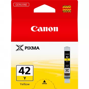 Canon CLI-42Y Κίτρινο Μελάνι, Τυπική χωρητικότητα, Κίτρινο, Χρωστική μελάνη, 1 τεμ., 284 σελίδες