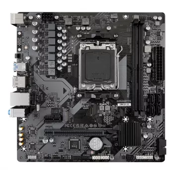 GIGABYTE A620M H μητρική πλακέτα - Υποστηρίζει AMD Ryzen 8000 CPUs, 5+2+2 φάσεις Digital VRM, έως 7200MHz DDR5 (OC), 1xPCIe 4.0 M.2, GbE LAN, USB 3.2 Gen 1