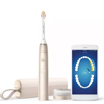 Philips Sonicare DiamondClean Prestige 9900 series DiamondClean Prestige HX9992/11 ηλεκτρική οδοντόβουρτσα με SenseIQ – σαμπάνια