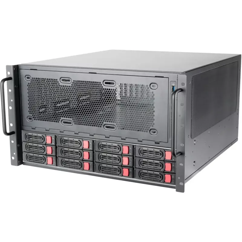 Κουτί υπολογιστή SilverStone SST-RM61-312 θήκη rack μαύρη
